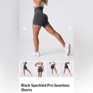 NVGTN Slate Blue Pro Seamless Shorts